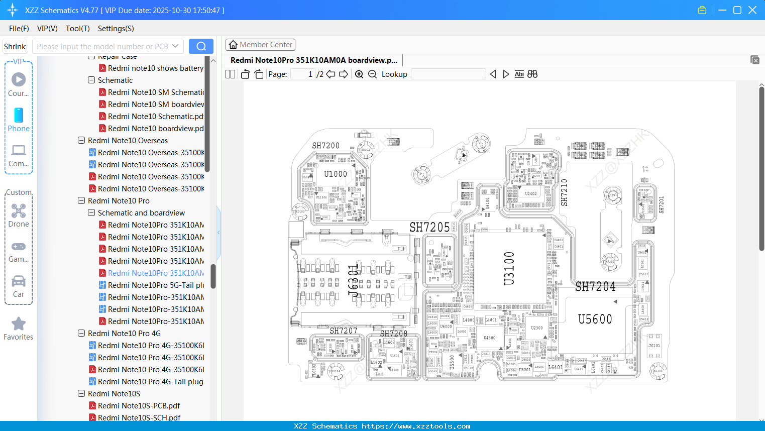 Xiaomi Redmi Note10Pro 351K10AM0A Boardview